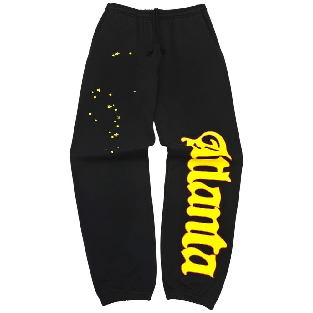 Sp5der Atlanta Sweatpants Black | Spider Worldwide
